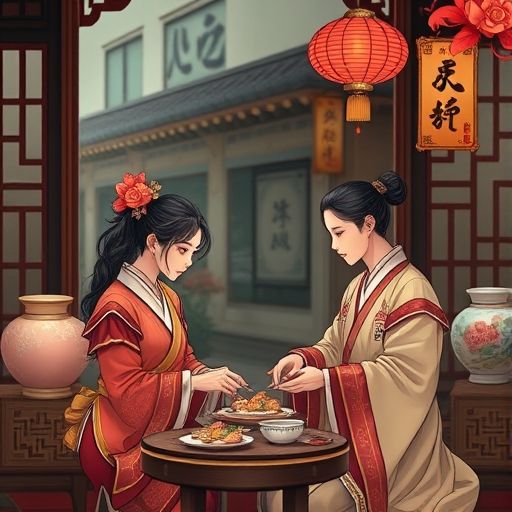 精致的茶点搭配