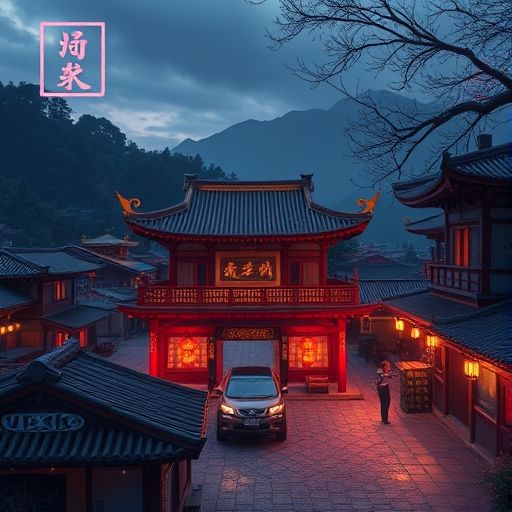 老茶肆充满怀旧气息的氛围