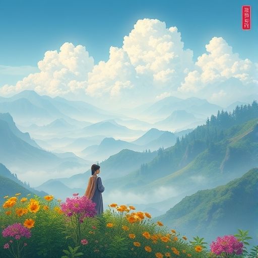 茶艺师认真挑选优质茶叶