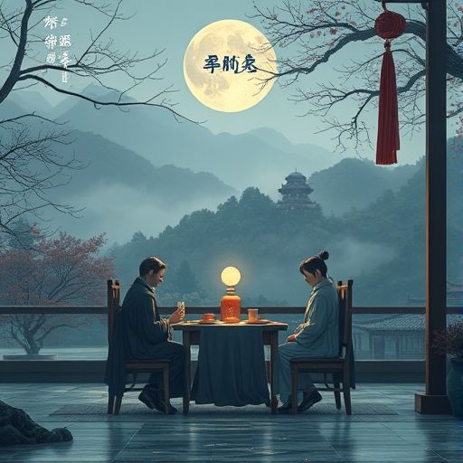 茶室内的温暖氛围