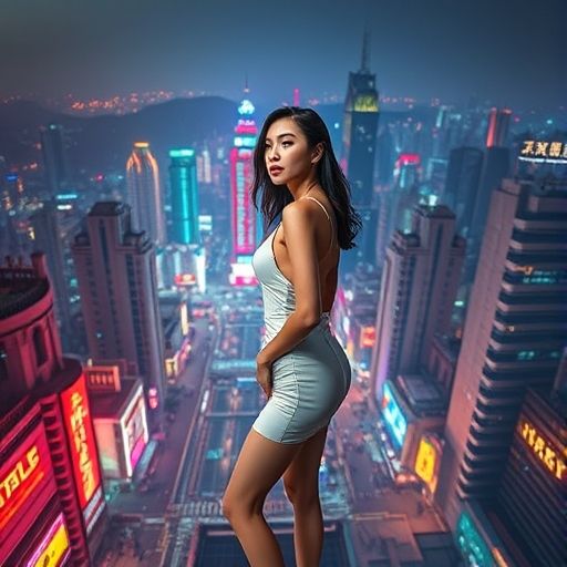 城市夜景展现夜生活魅力