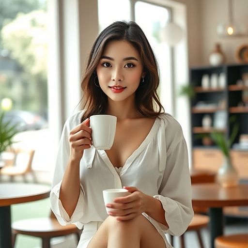 夜场女孩放松时刻