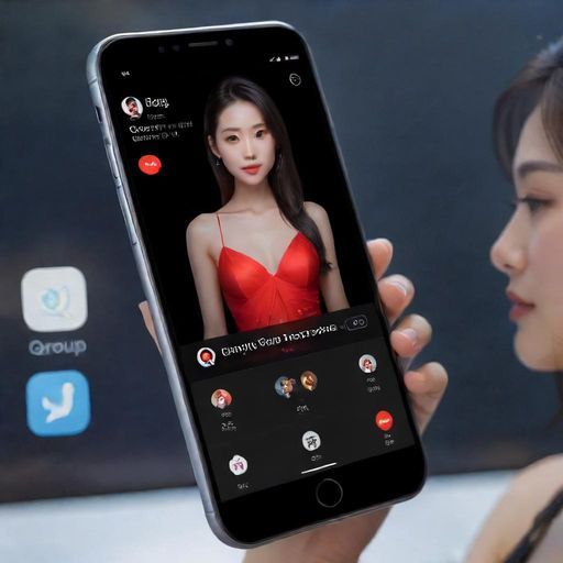 QQ群聊的热闹界面