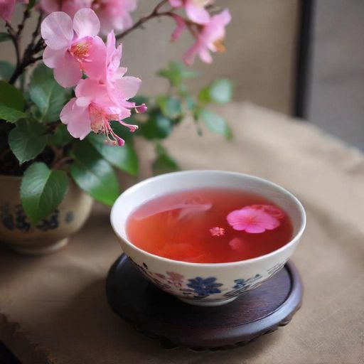 花茶绽放带来治愈感