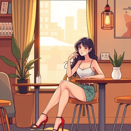 都市人放松的惬意一刻