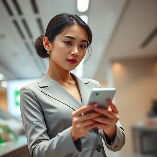 顾客在茶肆使用微信支付的瞬间