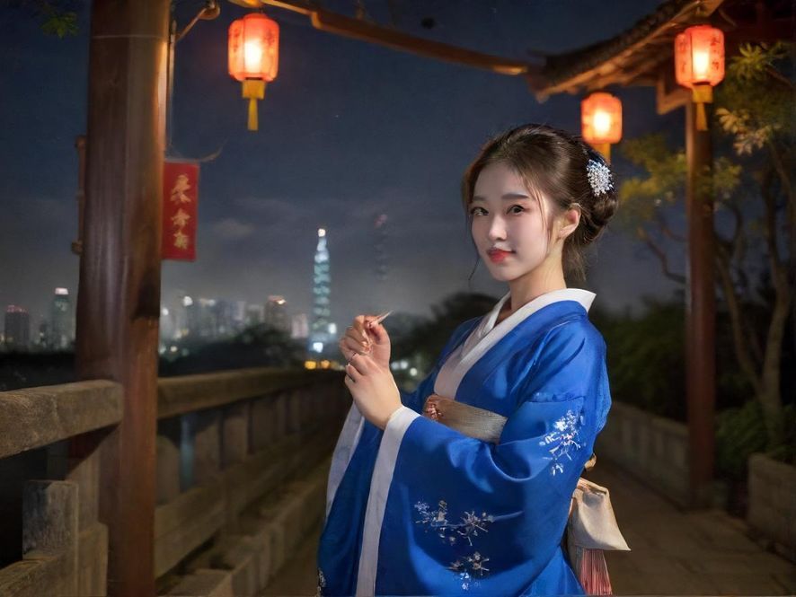 都市夜景下的娱乐场所，霓虹闪烁，充满诱惑