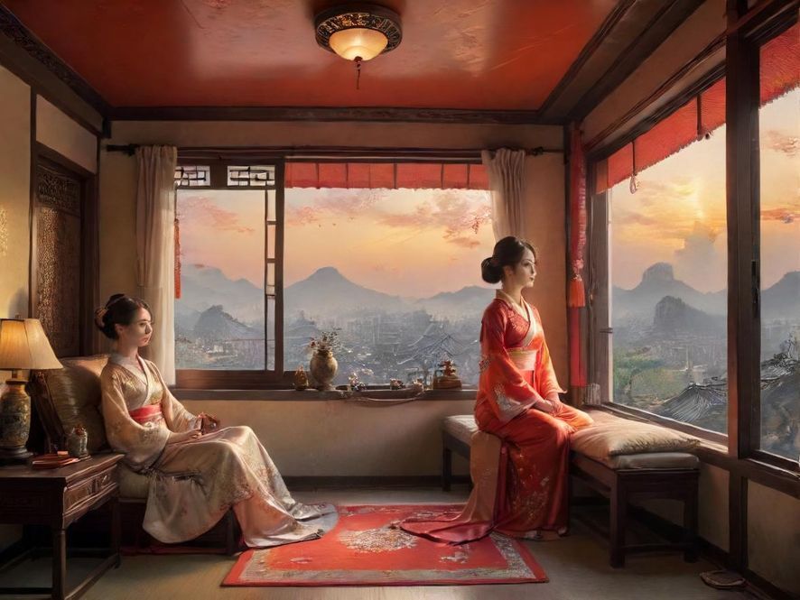 广州奢华私人工作室内部，暖色调灯光营造出温馨舒适的氛围，现代风格的家具和装饰品彰显着高端品味。