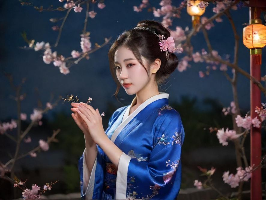 都市中一处隐秘的入口，通往一个幽静的禅意庭院，夜晚氛围宁静而私密。