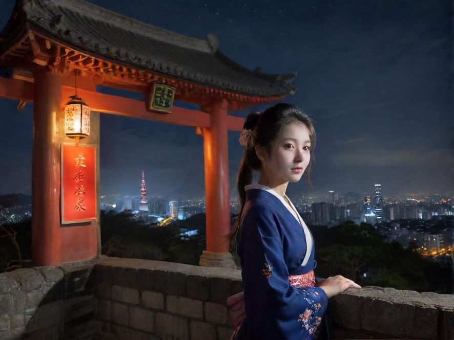 高端桑拿会所夜景外观展示