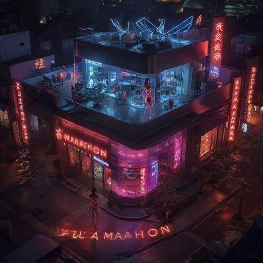 全马之家夜色全景