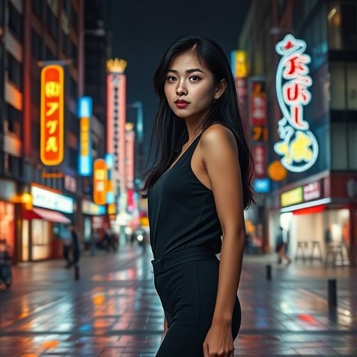 南京夜色下的休闲街区