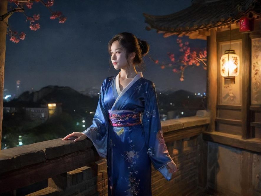 广州夜景霓虹灯下的城市天际线，充满活力与神秘感。