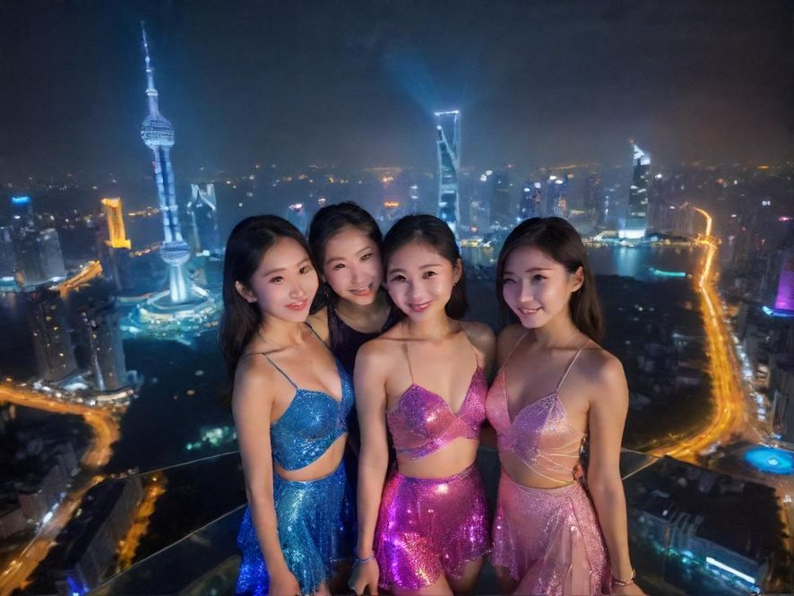 广州夜景，都市的魅力与活力