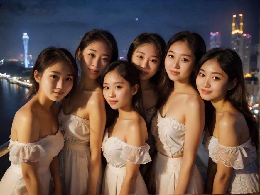 番禺QM社区夜景温馨氛围图