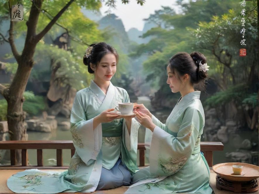 深圳嫩茶会所茶艺表演场景