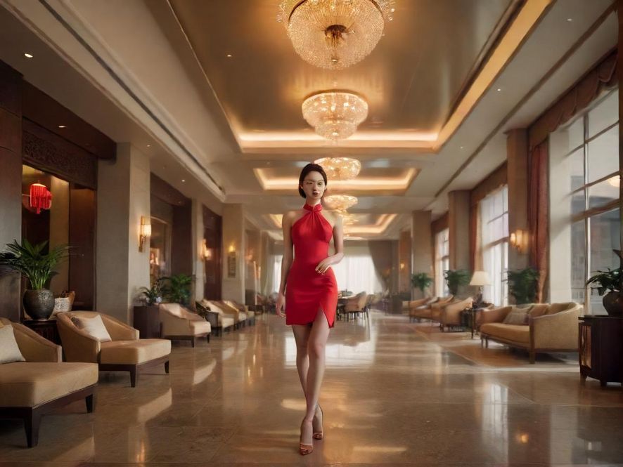 舒适的休闲会所大厅