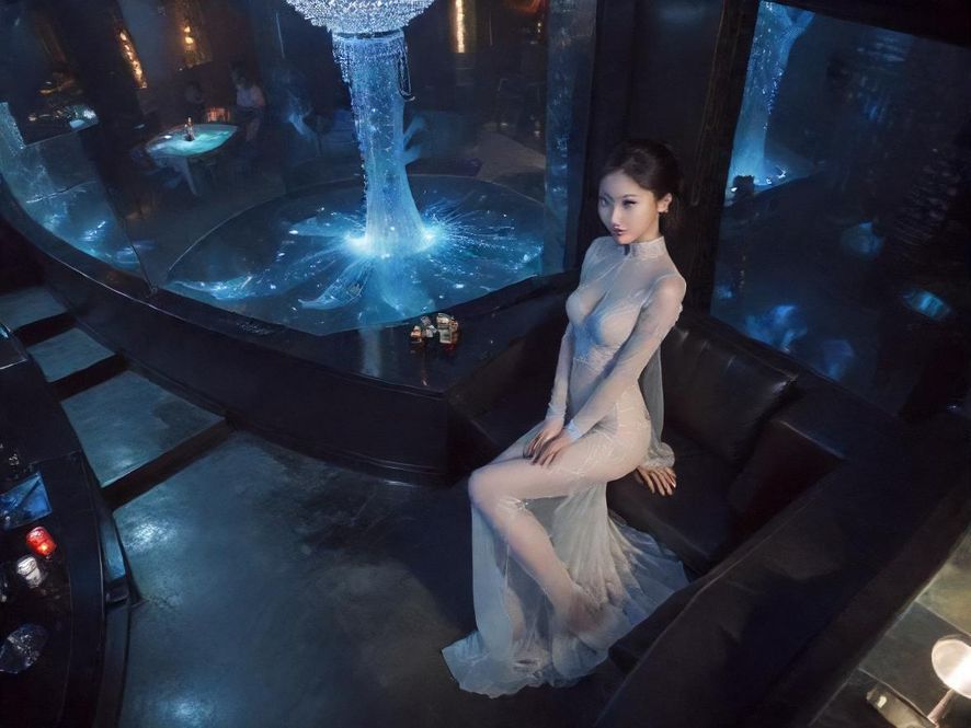 广州葵花蒲典fc夜场会所大厅一览