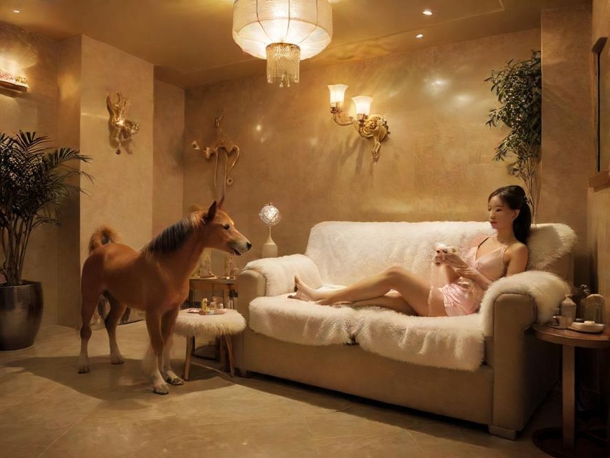 深圳犬马之家休息区