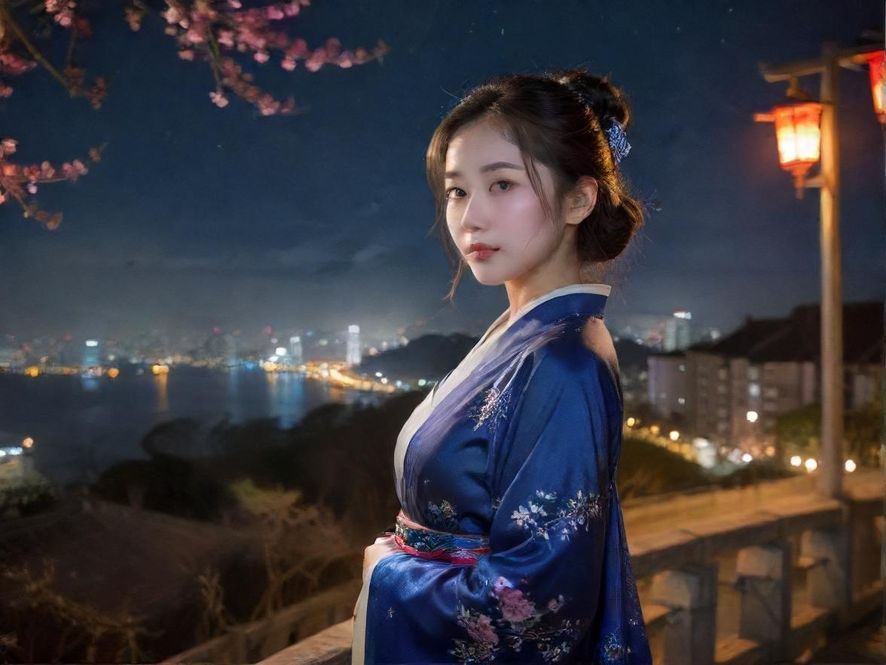 深圳城市夜景下的隐秘角落