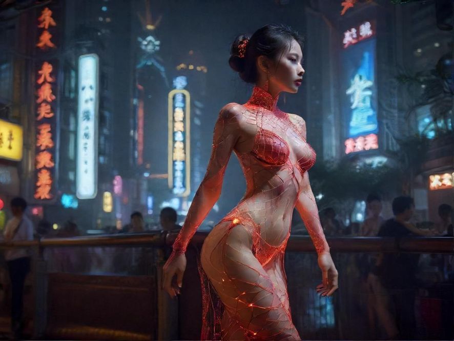 深圳mm水会周边夜景氛围图