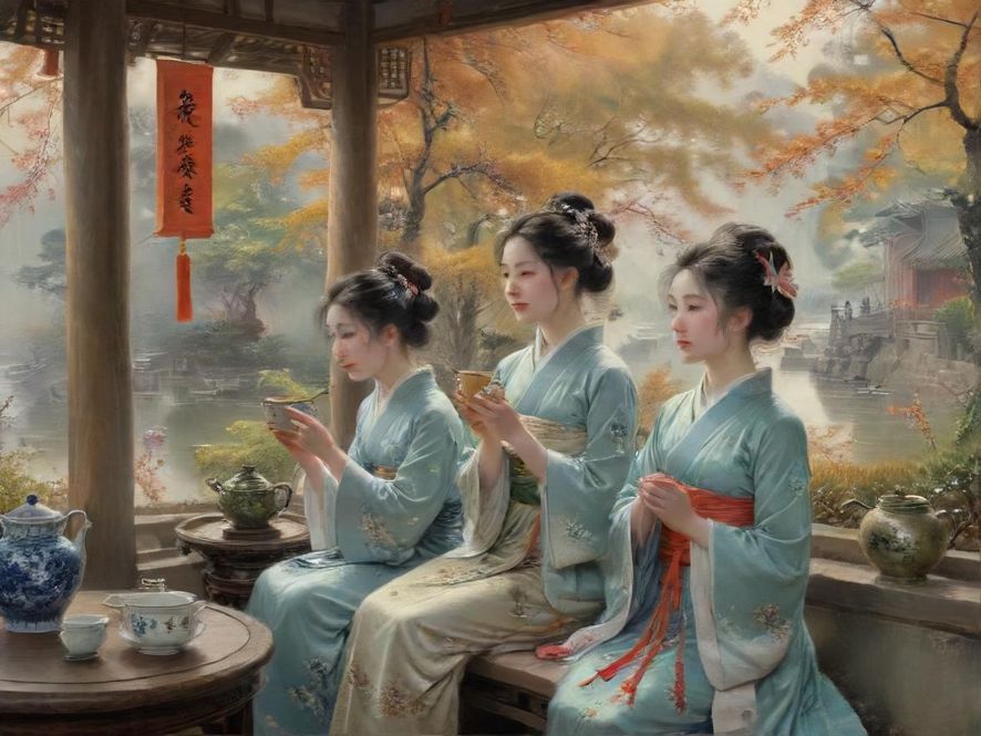 广州高端茶社内部环境一览