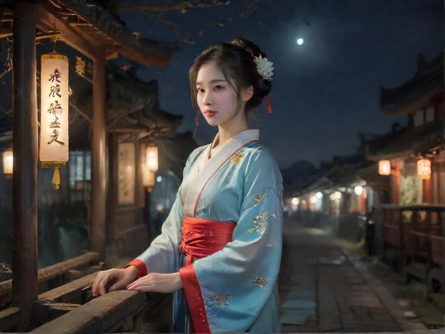广州火车站周边夜生活场景