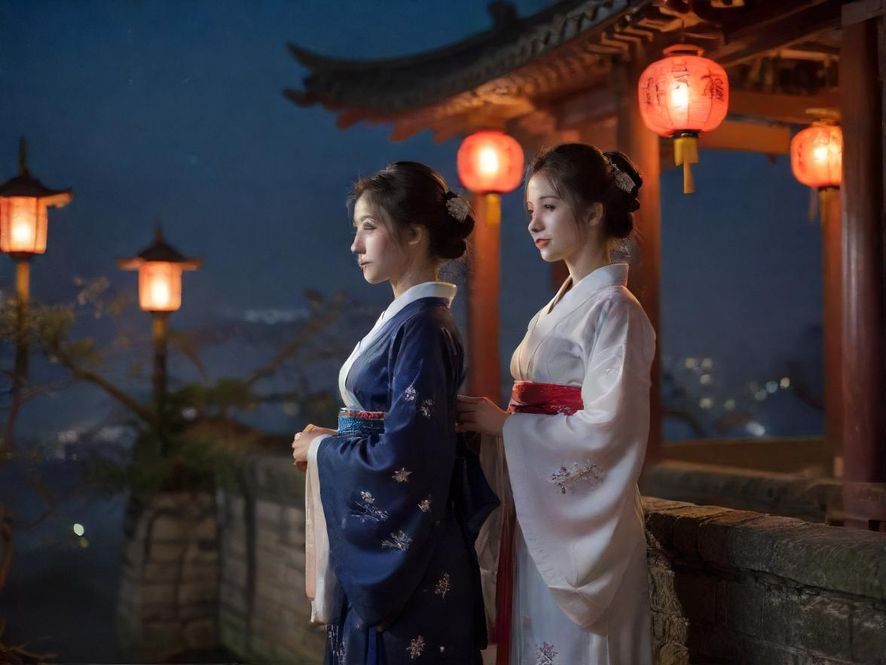 成都某高端会所夜景