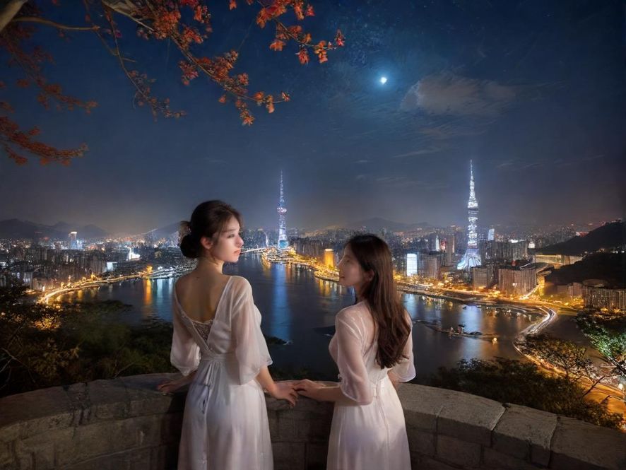 夜场桑拿会所夜景照片